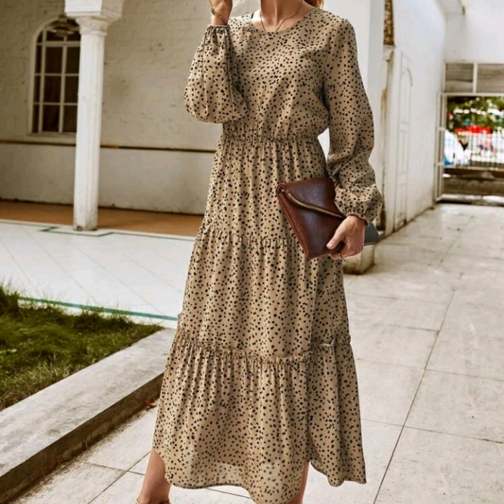 NEW All Over Print Dress - Picture 5 of 8